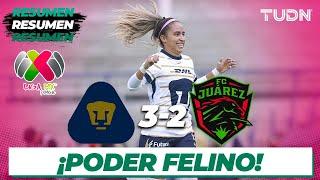 HIGHLIGHTS | Pumas 3-2 FC Juárez | Liga Mx Femenil AP2024-J3 | TUDN