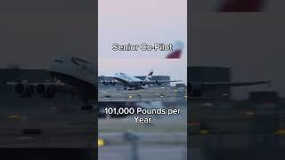 How much money pilots make#avgeek#aviation