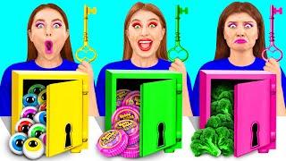 Solve the Mystery Challenge of 1000 Keys | Funny Food Hacks by BaRaDa Best