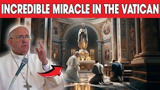 Pope Francis saw the Virgin Mary, who left him this terrible message