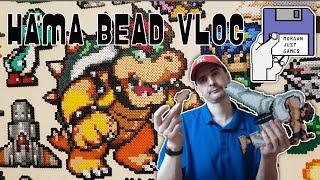 My Hama Bead Wall Vlog - Fixing and Restoring Video - Morgan Just Games