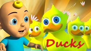 Johny Johny Yes PaPa + Five Little Ducks - kids songs #kidssongs #nurseryrhymes  @DelTvKids