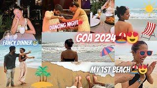 Goa 2024️Dancing night, meri life ka pehla  beach️Daily vlog️||Yashasvi Rajpoot||