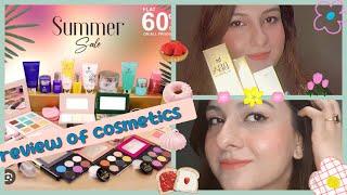 Review of Cosmetic : Beauty By Amna | BB Cream | Benefits of Using Primer | Setting Spray | Mascara