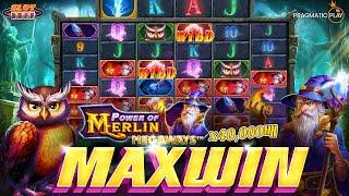 [프라그마틱플레이] 파워 오브 멀린 메가웨이즈 40,000배 맥스윈!! Pragmatic Play Power of Merlin Megaways