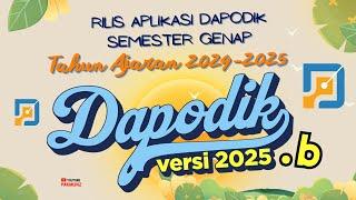 Cara Unduh dan Update Dapodik Versi 2025.b (Semester Genap 2024-2025)