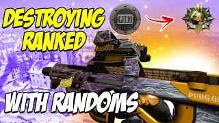 DESTROYING Ranked with RANDOMS - PUBG Console