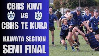 CBHS Kiwi vs CBHS Te Kura, Junior Rugby Semi Final, Kawata Section, 17th August 2024