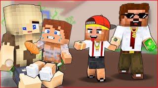 THE LIFE OF THE BEGGAR FAMILY AND THE MILLIONAIRE FAMILY!  - Minecraft