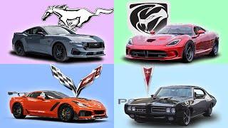 FORD MUSTANG vs CHEVROLET CORVETTE vs DODGE VIPER vs PONTIAC GTO