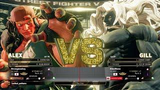 SFV Champion Edition Kichipa (Alex) Vs AlienNemo (Gill)  Online Match's 02-28-2023