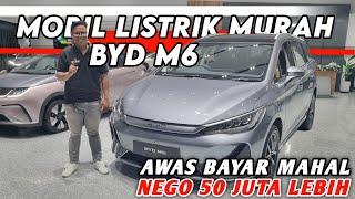 BYD M6 SUPERIOR 2024 NEGO BAYAR MOBIL LISTRIK 50 JUTAAN