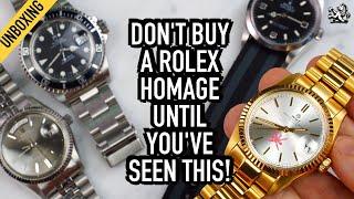 Who Makes The Best $500 Rolex Homage Watches in 2022? + WMT Oman Dial 36mm DateJust Unboxing