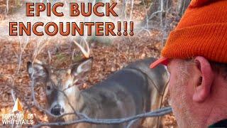 Buck Almost Walks into Hunter Caught on Camera!!!