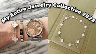 My Entire Jewelry Collection 2024  || Rolex, VCA, Cartier & more