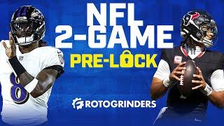 LIVE NFL DFS Picks & Strategy for Saturday on FanDuel & DraftKings