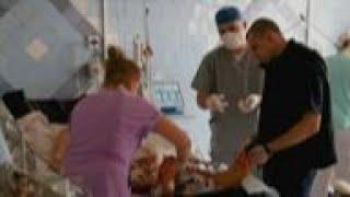 Brovary hospital treats villagers hurt in shelling