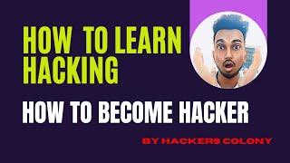 How to start Hacking - Hackers Tips #termux #hacking #hackerscolony