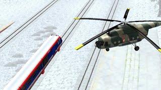 helicopter landing for man rescue Indian railways realistic gameplay@Sayem jin gaming