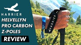 HARRIER HELVELLYN PRO CARBON FIXED LENGTH Z-POLES REVIEW | Best Running Poles | Run4Adventure