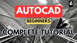 AutoCAD - Complete Tutorial for Beginners - Part 6 (beginners common problems)