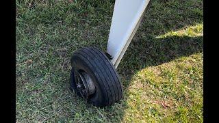 Another Flat Tire! This Time at the Prettiest Grass Strip in Virginia!