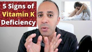 5 Signs & Symptoms of Vitamin K Deficiency + Treatment