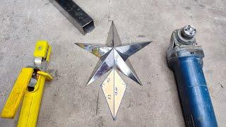 Secret Technique | How to Make a STAR using Stainless steel Square Tube #mdkhan