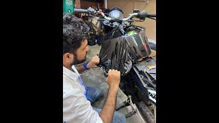 Ktm wrapping in Hyderabad | Hyderabad best car and bike wrapping | 9640982080 | shakur revamp