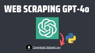 Web Scraping with GPT-4o and Python is easy!