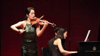 Junqi Tang, violin, plays Dvorak Romance, with Sanwei Zhang, piano
