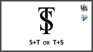 FlexiSign: ST or TS Letter Logo Design