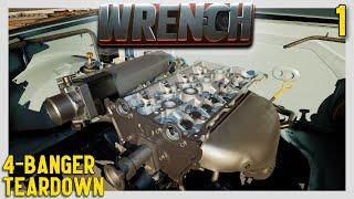 Let's Take Apart a 4 Cylinder DOHC 16 Valve Engine | Wrench BETA | Ep1