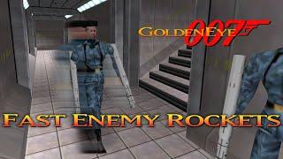 GoldenEye 007 N64 - Fast Animation Enemy Rockets (Part 2/4)