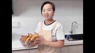 老爸难得想吃菜角，闺女表现的时候到了，做一大盆菜角简单又好吃#我的乡村生活 #炸菜角