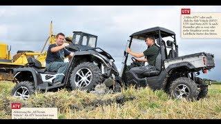 ATV oder UTV: Wer ist der besser Helfer in der Landwirtschaft?