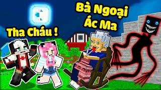 MỀU THỬ THÁCH 24 GIỜ THOÁT KHỎI NHÀ BÀ NGOẠI MA QUÁI TRONG MINECRAFT*1 NGÀY REDHOOD SỐNG CÙNG BÀ KẸ