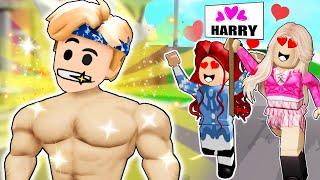 ROBLOX Brookhaven RP - FUNNY MOMENTS | Harry goes to the gym | ROBLOX A Dusty Trip