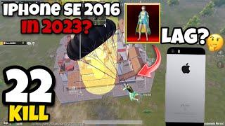 iPhone SE 2016 test 60fps in 2023 PUBG Mobile | Solo vs squad