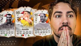 SIMPLESMENTE TRIO LEGENDS COM CR7!!! FUT DRAFT EA SPORTS FC 24