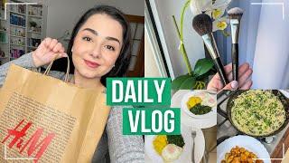 Daily Vlog | Haul cu haine, ne punem termopane, testam pensule populare, gatim doua retete