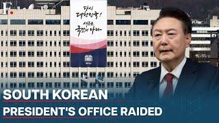 South Korean Police Raid President Yoon's Office Over Martial Law Attempt