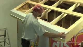 How To Build A Shed -  Part 4 Installing Sheet Metal Roof