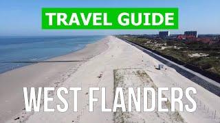 West Flanders, Belgium | City of Bruges, Ostend, Kortrijk, Ypres | Drone 4k video | Flanders cities