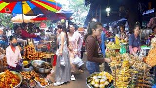 Cambodia's Street Food @Oudong Hillside Resort & Market Street Food