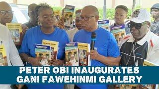 Peter Obi Inaugurates Gani Fawehinmi Gallery, Launches Two Books in Honor of Legal Icon