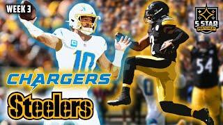 Justin Fields is The One: Steelers vs Chargers Week 3 Highlights | 5 Star Matchup