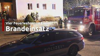 Vier Feuerwehren bei Brand in einer Honigküche im Keller eines Hauses in Ried im Traunkreis