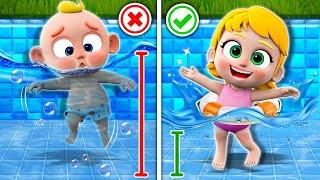 Swimming Song - Safety Rules In The Pool | Funny Kids Songs & More Nursery Rhymes | Songs for KIDS