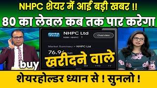 nhpc SHARE latest news today | nhpc SHARE analysis, buy or not